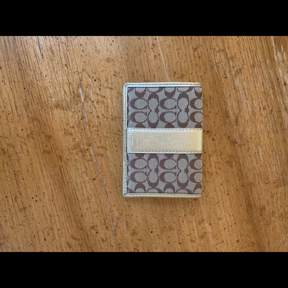 Gold Coach wallet